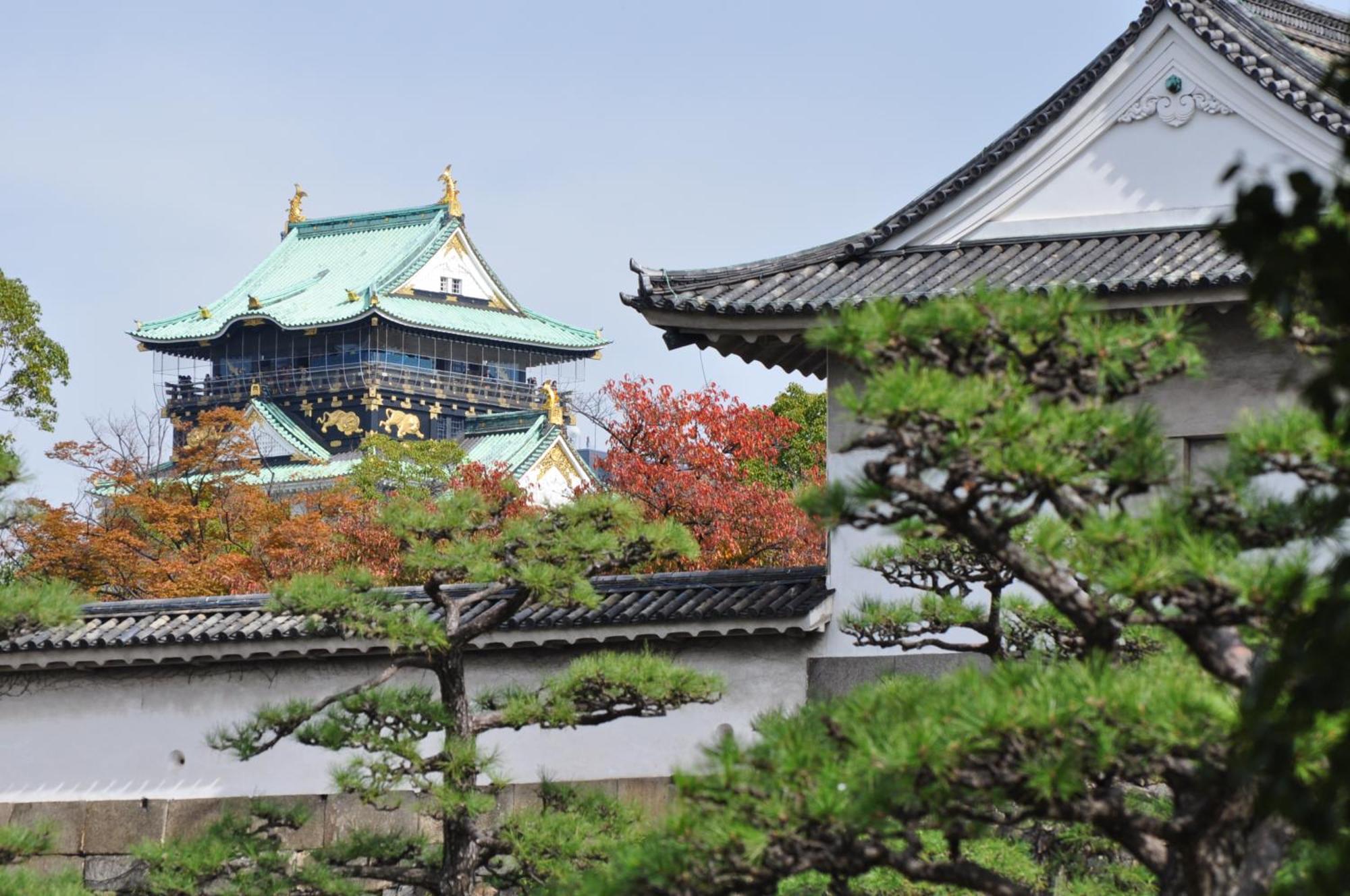Hotel New Otani Osaca Exterior foto The castle's main keep