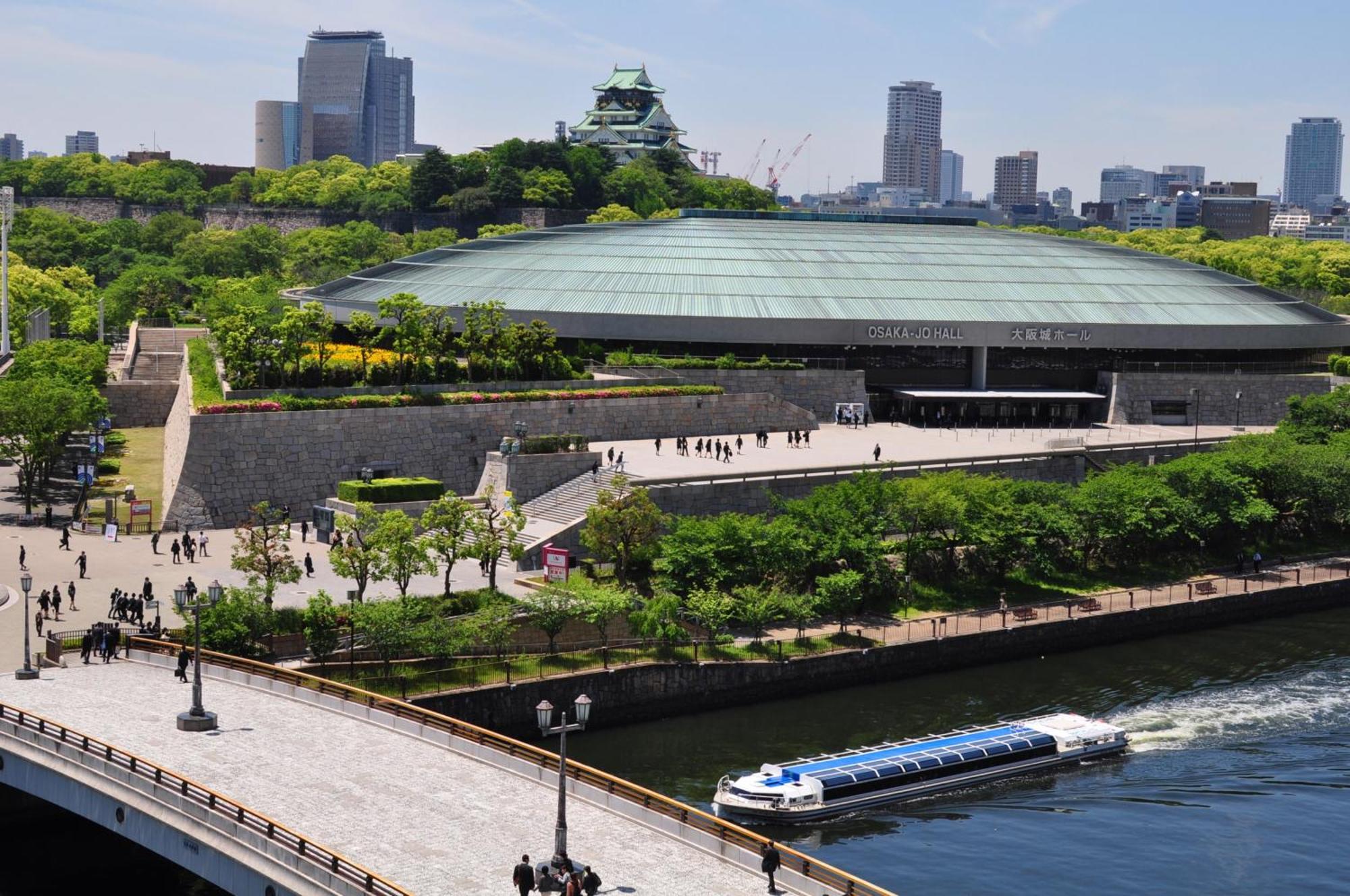 Hotel New Otani Osaca Exterior foto Sumo Hall