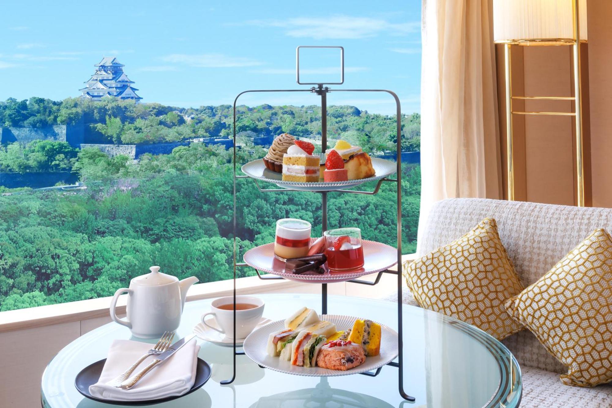 Hotel New Otani Osaca Exterior foto Afternoon tea at the Tokyo Bay Hilton