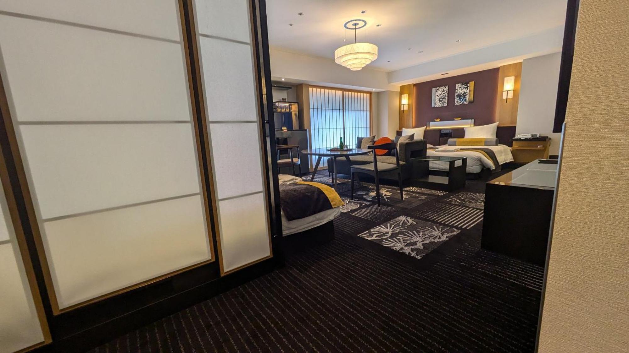 Hotel New Otani Osaca Exterior foto A room at the hotel